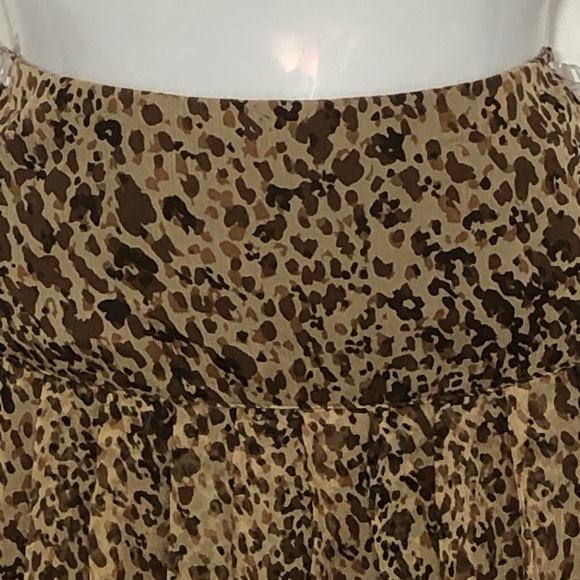 ALLISON TAYLOR silk animal print midi skirt - Picture 4 of 11